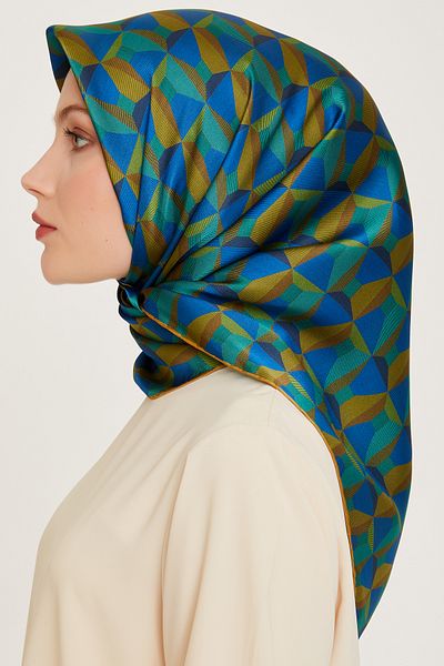Armine Armi̇ne Silk Scarf 9204D (Twi̇ll) (Nostalji̇)-33