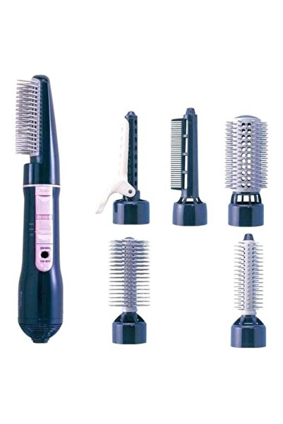 TESCOM مصفف شعر مع 5 ملحقات أزرق/أبيض
