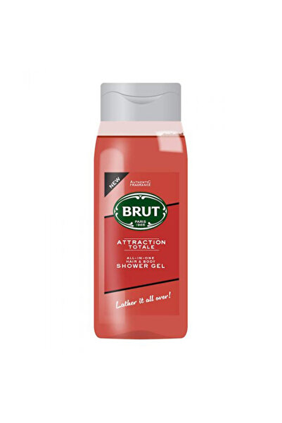 Brut Gel de dus corp, fata si par Brut Attraction Totale 500ml