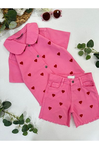 ChibuumKids GIRL'S SHORTS SET