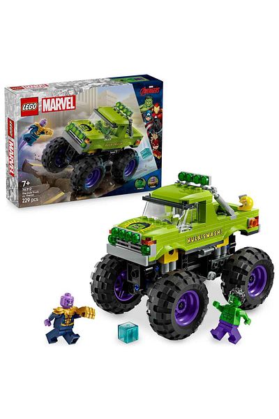 LEGO Marvel Hulk Truck, Vs Thanos 76312 - Superhero for Children 7 Years and up
