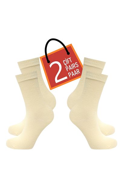 Happy Body Bamboo Women's 2-Piece Special Boxed Socket Plain Washed Fabric Floating Rubber Seamless Toe End