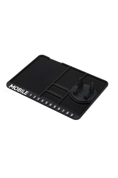 huitich Silicone Anti-Skid Mat for Car Dashboard Black