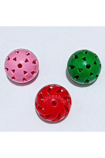 aliceshop 3 Pieces of Bell Bird Play Ball Bird Toy