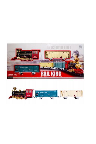 ideal STORE Electric Circuit Train Set with Realistic Smoke, Sounds, and Lights