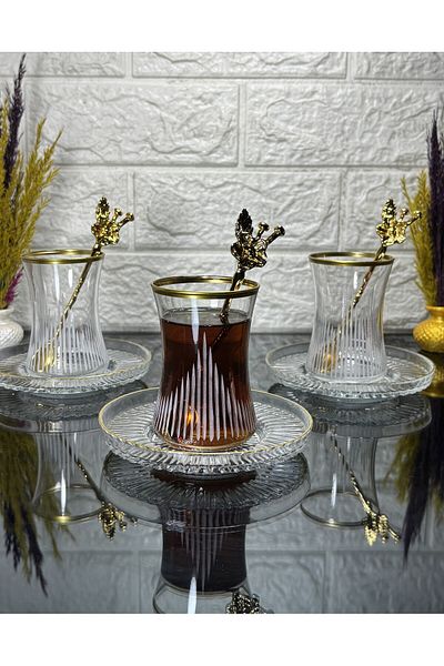 Ladwe 18 Piece Luxury Tea Set New Year Cup