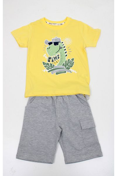 Breeze Boy's Shorts Suit Dino Bre-21756