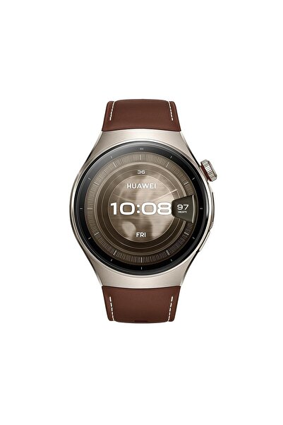 Huawei Watch 5 46mm Titanyum Kasa Koyu Kahverengi Akıllı Saat