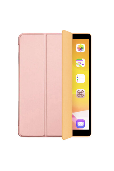 Smart Tech Apple iPad Mini 2 / Mini 3 Smart Cover Stand Arkası Şeffaf Tablet Kılıfı