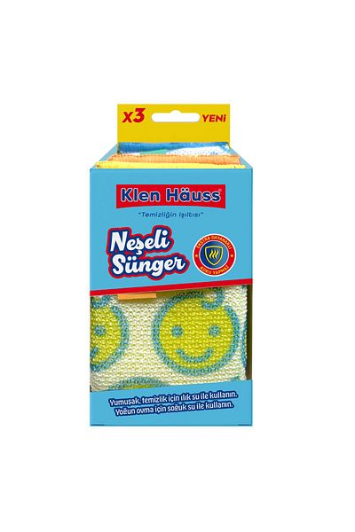 Klen Hauss Cheerful Sponge 3-Pack