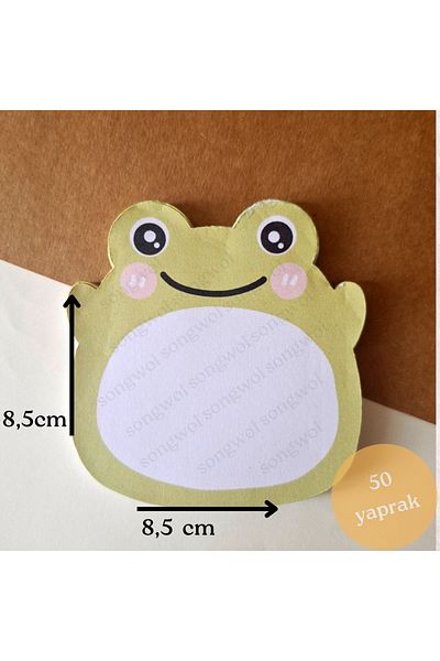 Songwol Studios Frog Shaped Memo Pad, Memopad, Notepad, Notepad