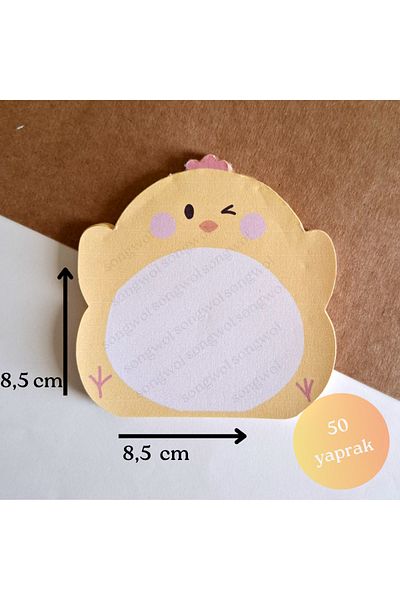 Songwol Studios Chick Shaped Memo Pad, Memopad, Notepad, Notepad