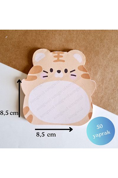 Songwol Studios Tiger Shaped Memo Pad, Memopad, Notepad, Notepad