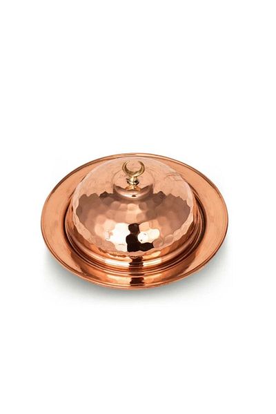 OEM Handmade copper candy jar with lid 400 ml CTR72