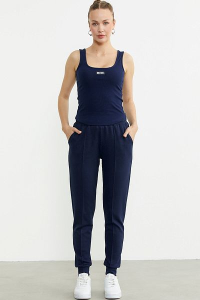 Sementa Pantaloni de sport Jogger Casual Fit - Bleumarin