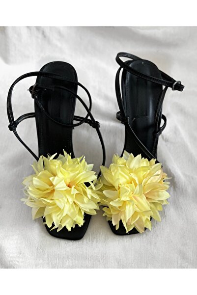 FloresDeCarnaval sarı yıldız çiçeği ayakkabı tokası/aksesuarı(1 Çift)