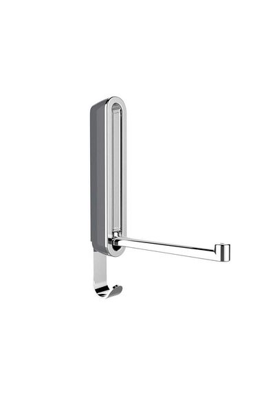 Saban Premium Sigma Wall Hook – Chrome Plated, Gray Color, Rustproof and Modern Design Hanger