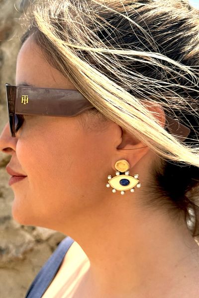 Pinty Design Evil Eye Women's Authentic Earrings