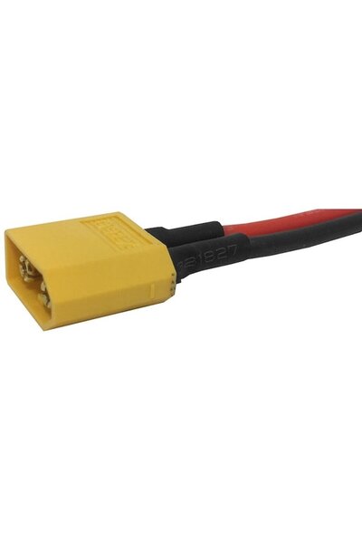 OEM Set of 2 XT60 plugs, male-female, silicone cable, length 20 cm