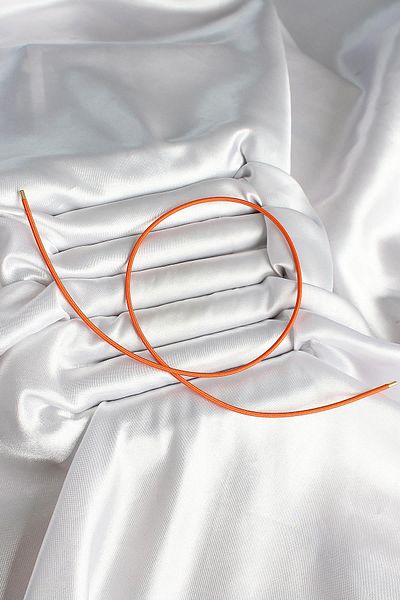 Celira Magnetic Orange Color Spiral Women's Bracelet