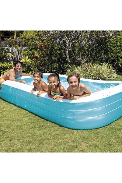 Intex Frosted Rectangular Pool – Blue