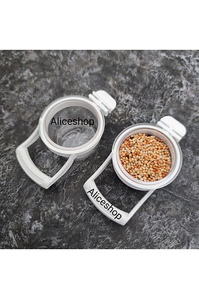aliceshop Snack Bowl with Clamp 2 Pieces