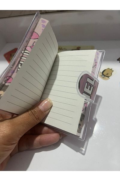 demirosa Mini Notepad with 1 Cute Girl Character – for School and Daily Use