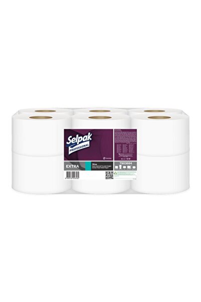 Selpak Professional İçten Çekmeli Tuvalet Kağıdı Çift Katlı 319 Yaprak 70 m - 12 Adet (7906633)
