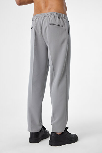 bilcee Erkek Teknolojik Kumaş Gri Baggy Pantolon 4590