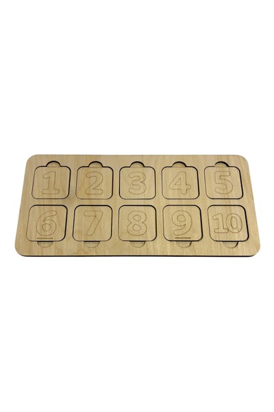 Mind of Toys Count and Find, Number and Symbol Game, Montessori Math Game, from 1 to 10