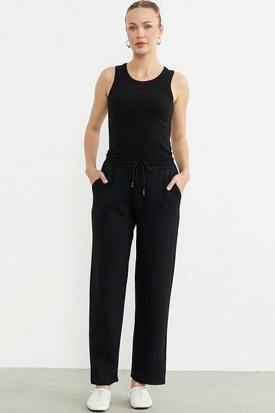 Sementa Pantaloni de sport cu buzunare - negri