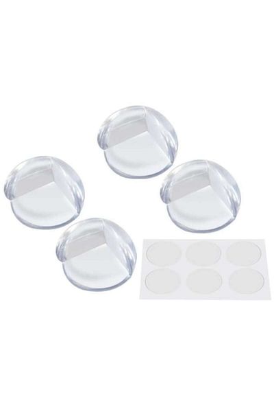 ISO TRADE Set 4 corner protectors Iso Trade, 3.5cm, Silicone, Transparent