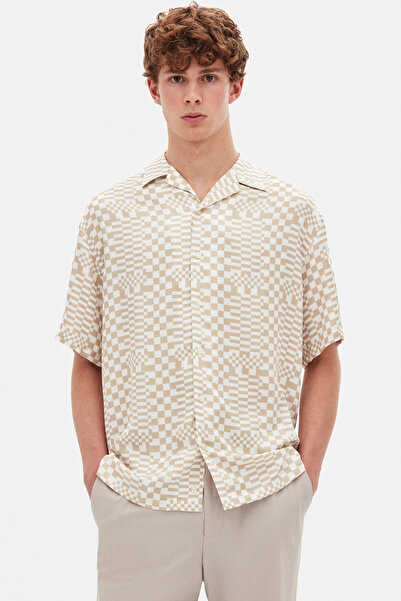 Tween Relaxed Bej %100 Pamuk Gömlek