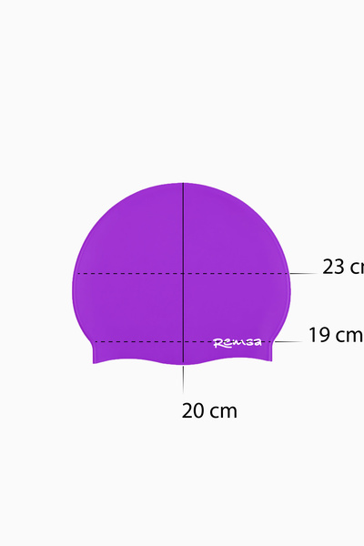 Remsa Mayo Remsa Silicone Pool Καπέλο κολύμβησης RSB-01 Μωβ