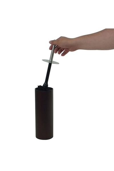 Kela DARK toilet brush plastic/stainless steel black