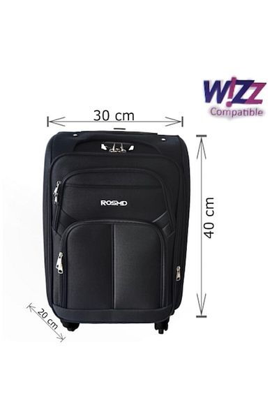 OEM Trolley Wizz Air 40x30x20 - Telescopic Handle, Durable Wheels