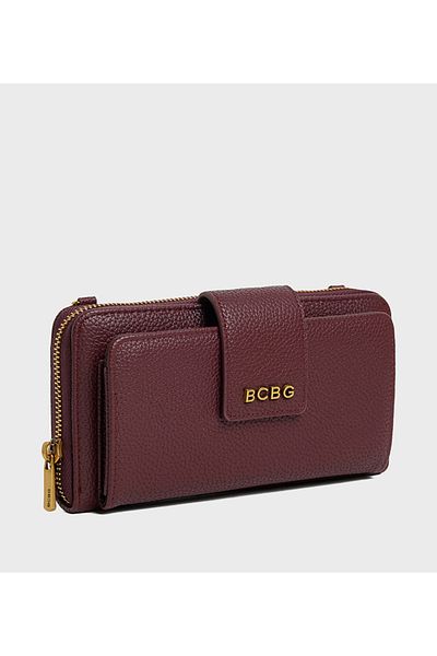 BCBG Purple Logo Detail Weekender Bag