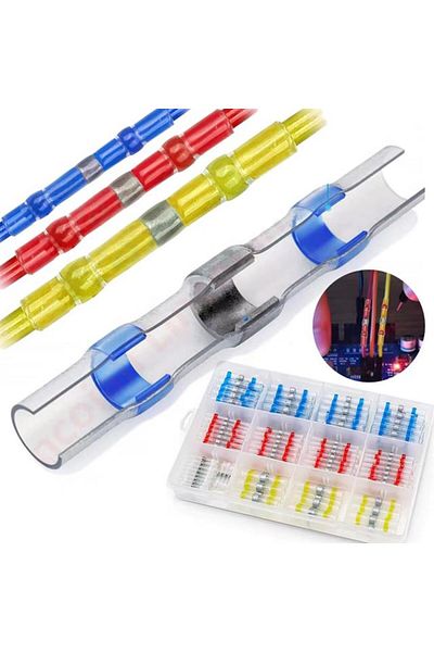 Powermaster Pm-24703 Internal Solder Seal Macaron 300Pcs 4 Sizes Heat Shrink Cable Protection