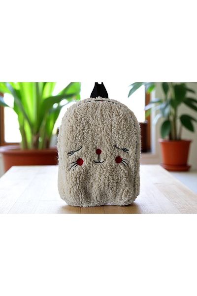 Tezcan Aksesuar Plush Cat Model Children's Backpack