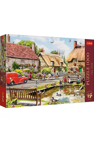 Trefl PUZZLE TREFL 1000 PREMIUM PLUS TEA TIME SUMMER IN THE VILLAGE
