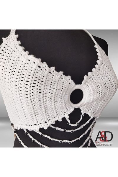 Home Bustier>Beach Wear>Beach Dress>Women's Wear>Hand Knitted>Bikini