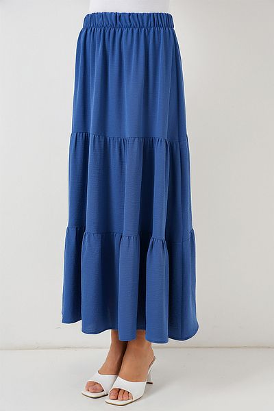 Bigdart Γυναικεία μακριά φούστα Ayrobin 8048 - Indigo