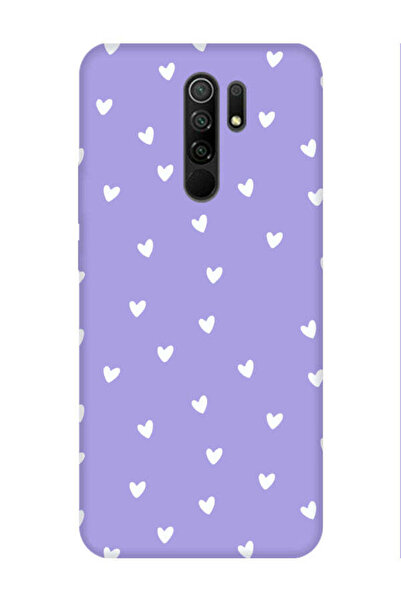 frondcase حافظة هاتف Redmi 9 Little Hearts أرجواني