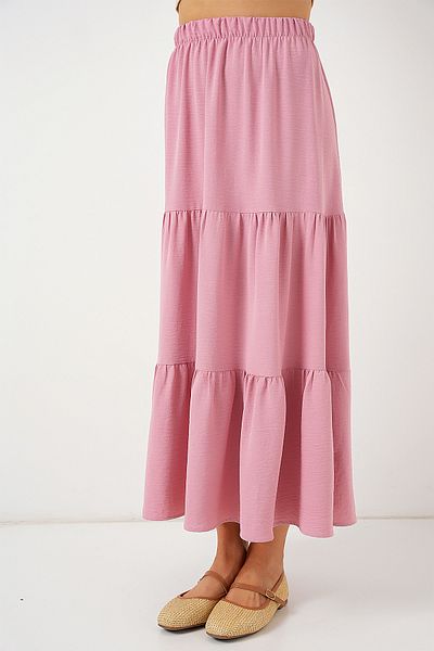 Bigdart Women's Ayrobin Long Skirt 8048 - Powder