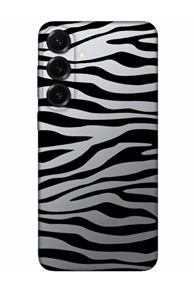 frondcase حافظة هاتف شفافة بنمط الحمار الوحشي لهاتف سامسونج S25 بلس