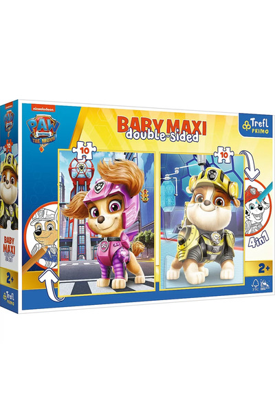 Fayola PUZZLE TREFL PRIMO BABY MAXI 2X10 PĂTRATE ECHIPA CĂțelușORI