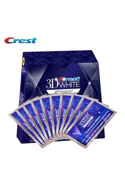 CREST Set x 10 sachets (20 teeth whitening strips), 10-day teeth whitening treatment