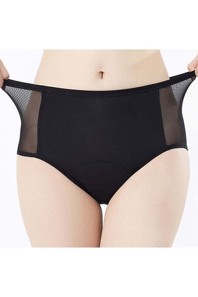 Linovit Daria Menstrual Panties - L, Black