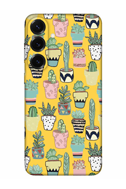 frondcase حافظة هاتف سامسونج S25 بلس على شكل صبار أصفر