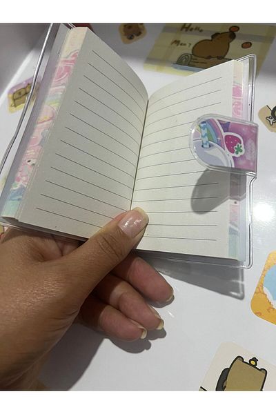 demirosa 1 Cute Ice Cream & Drink Mini Notepad – for School and Daily Use